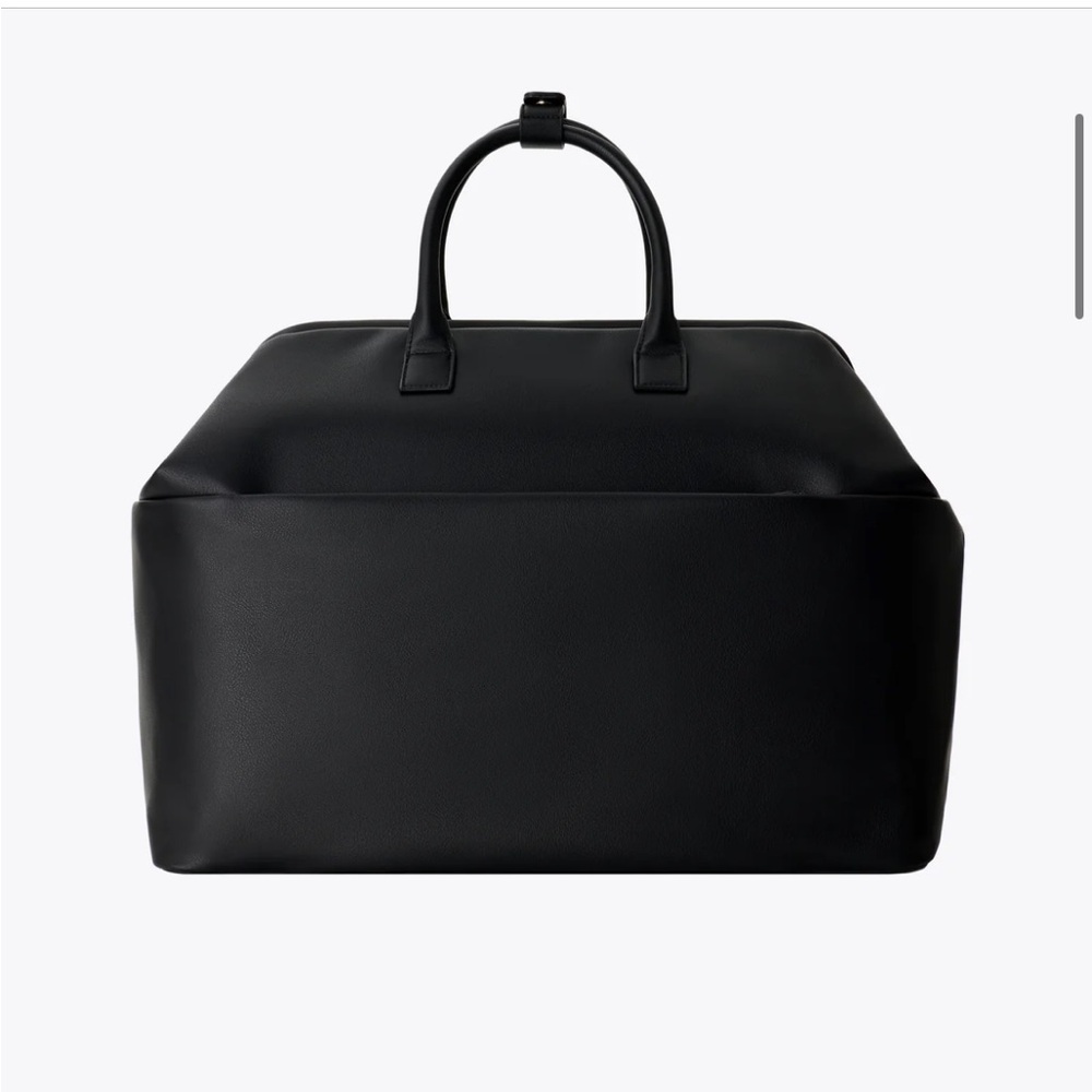 Beis Black Essential Weekender Bag